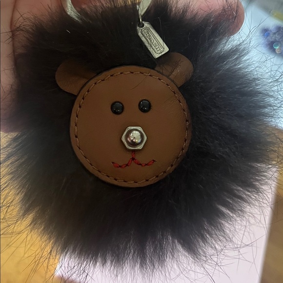 Coach Bear 🐻 keychain with mink fur - Picture 4 of 4
